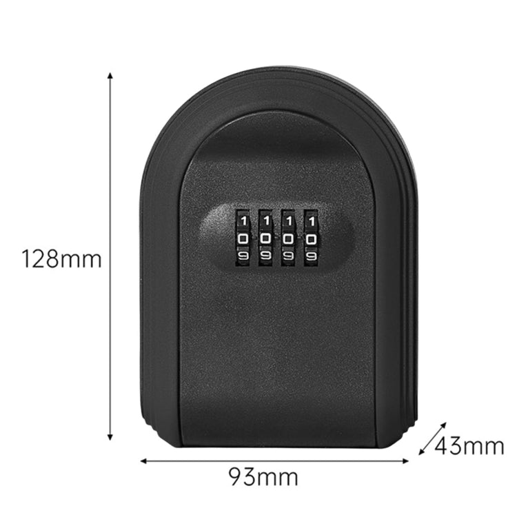 Full Plastic Key Box Password Lock Door Key Storage Password Box, Black, Red, Blue Full Plastic Key Box Password Lock Door Key Storage Password Box, Black, Red, Blue
